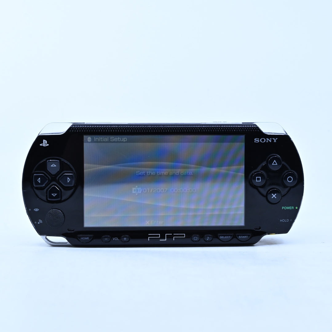 Black - Sony PSP Console - PSP-1002 - PSP-1000 - NEW BATTERY! - FREE POST!