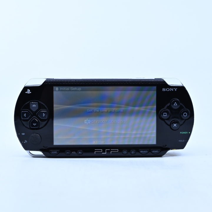Black - Sony PSP Console - PSP-1002 - PSP-1000 - NEW BATTERY! - FREE POST!