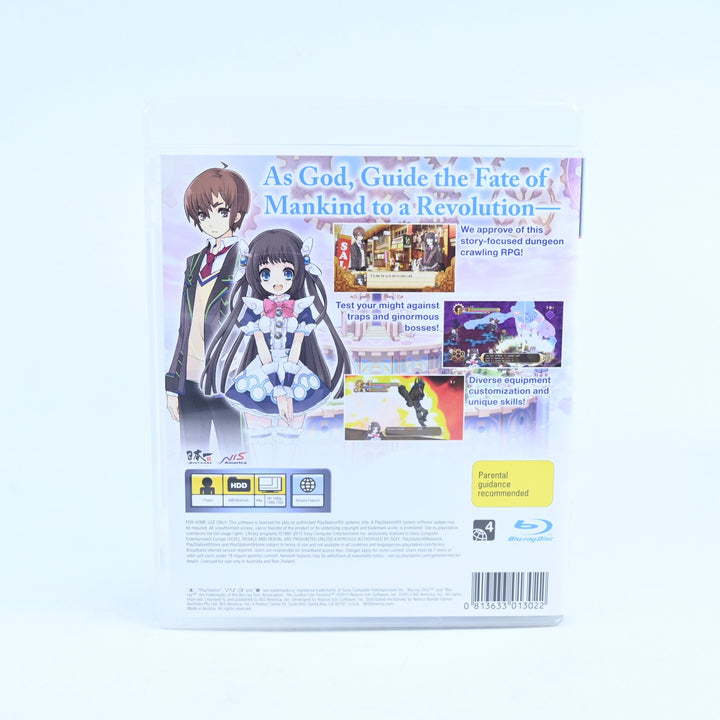 The Guided Fate Paradox - Sony Playstation 3 / PS3 Game + Manual - MINT DISC!