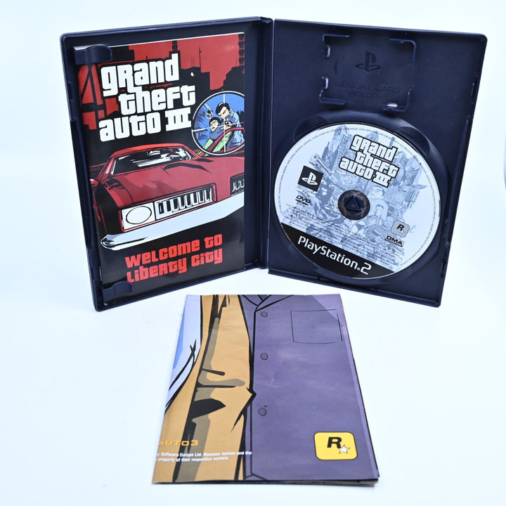 Grand Theft Auto III 3 - Sony Playstation 2 / PS2 Game + Manual + Map - PAL