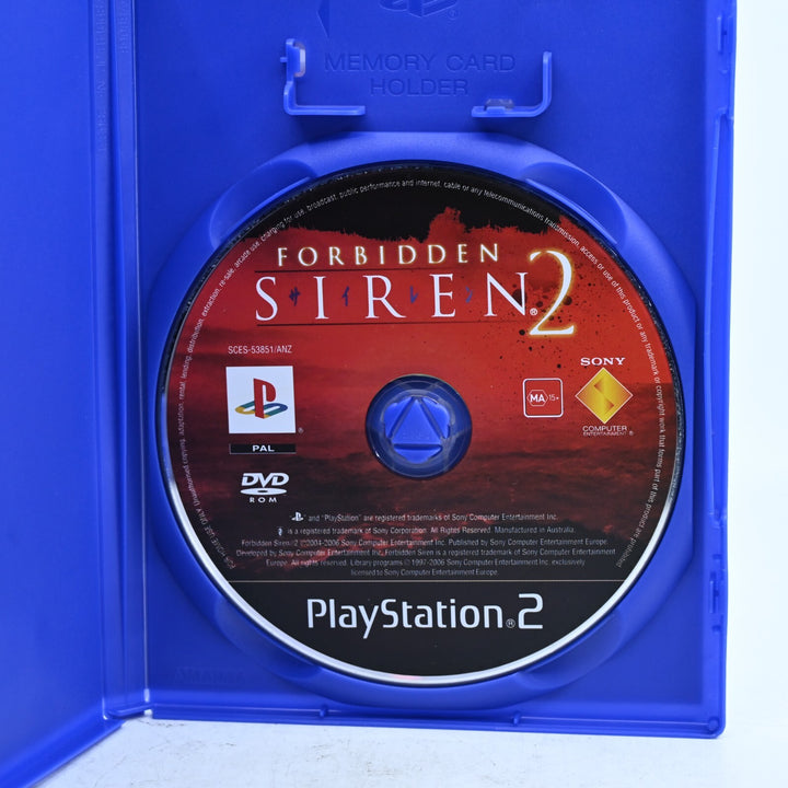 Forbidden Siren 2 - Sony Playstation 2 / PS2 Game - No Manual - PAL - MINT DISC!