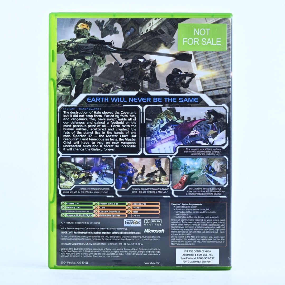 Halo 2 - Original Xbox Game + Manual - PAL - MINT DISC!