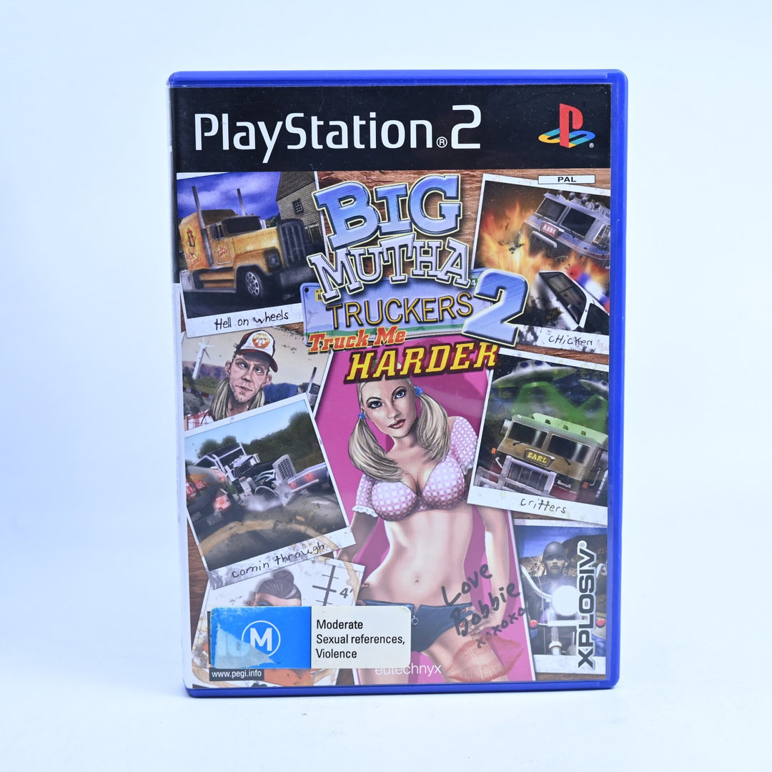 Big Mutha Truckers 2 - Sony Playstation 2 / PS2 Game + Manual - PAL - MINT DISC!