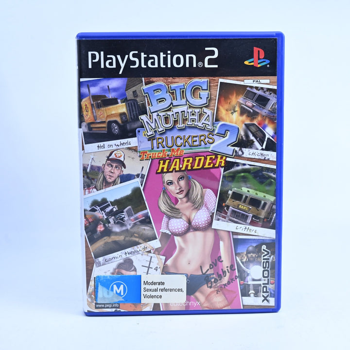 Big Mutha Truckers 2 - Sony Playstation 2 / PS2 Game + Manual - PAL - MINT DISC!