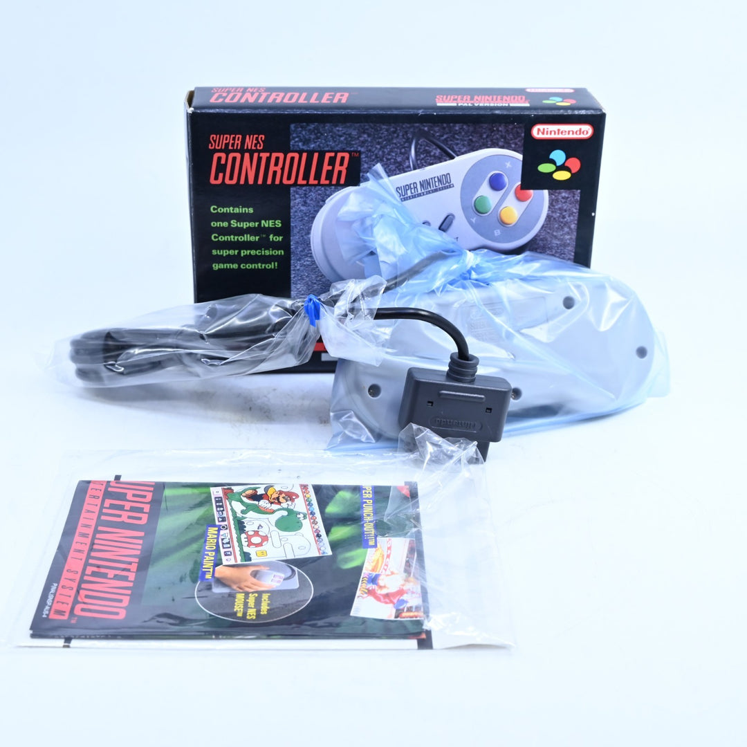 UNUSED! Official Super Nintendo SNES Boxed Controller SNES Accessory