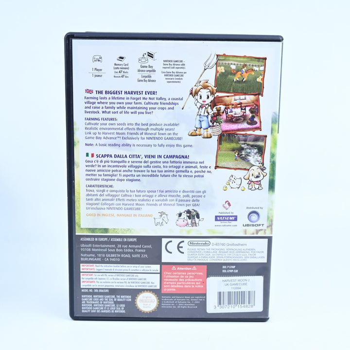 Harvest Moon A Wonderful Life - Nintendo Gamecube Game + Manual - PAL