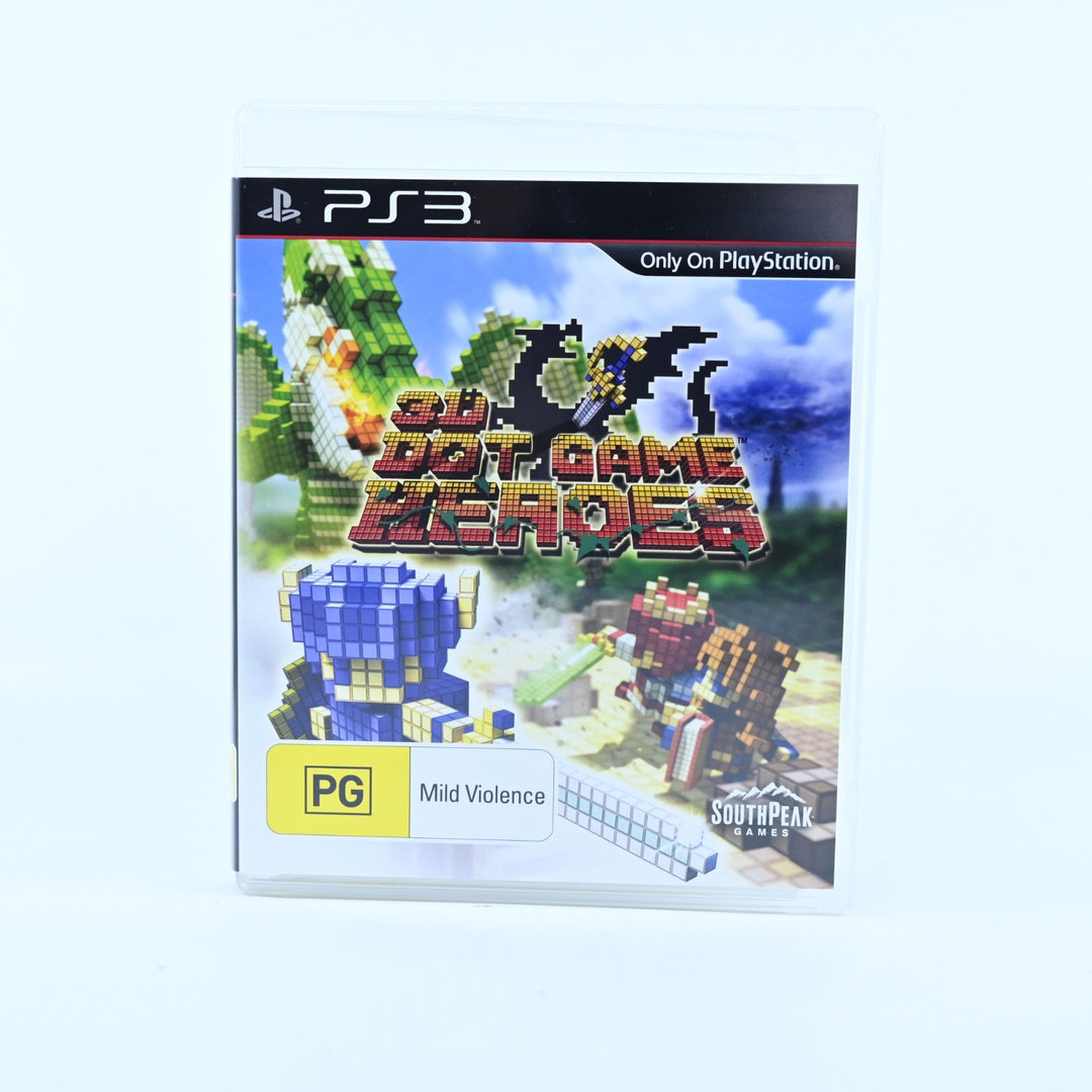 3D Dot Game Heroes - Sony Playstation 3 / PS3 Game + Manual - MINT DISC!