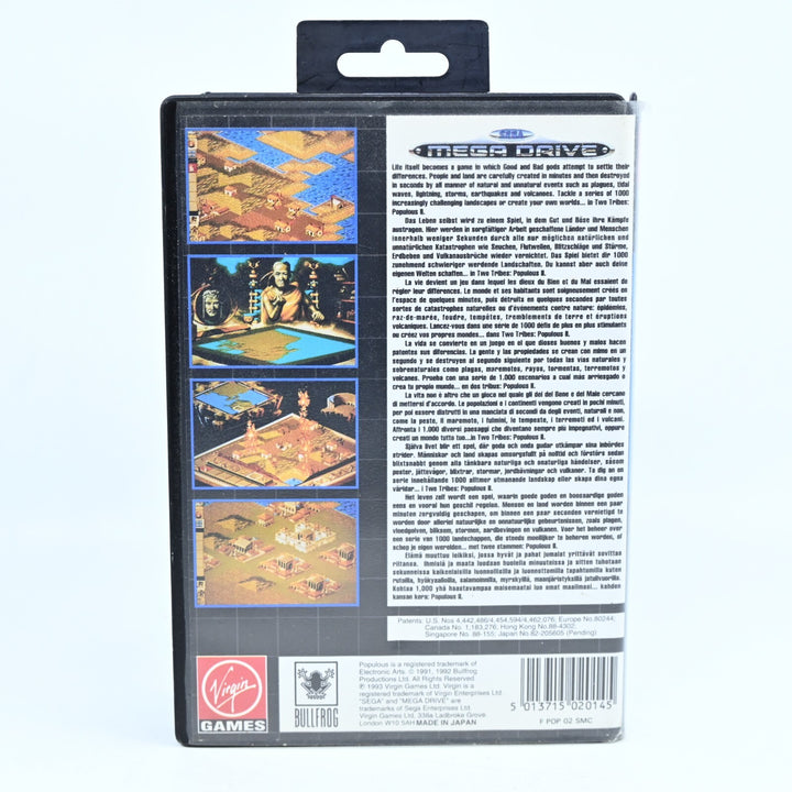 Two Tribes: Populous II - Sega Mega Drive Game - PAL - FREE POST!