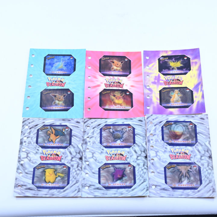 Pokemon Stadium - Action 3D's Collectors Record - Complete Set - Lays