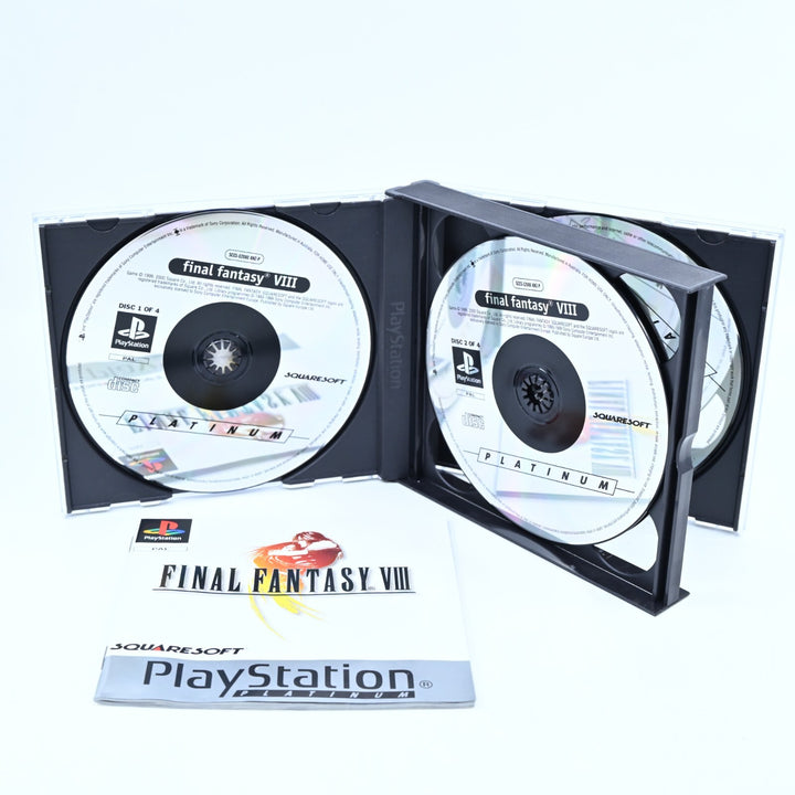 Final Fantasy VIII 8 - Sony Playstation 1 / PS1 Game + Manual - PAL - MINT DISCS