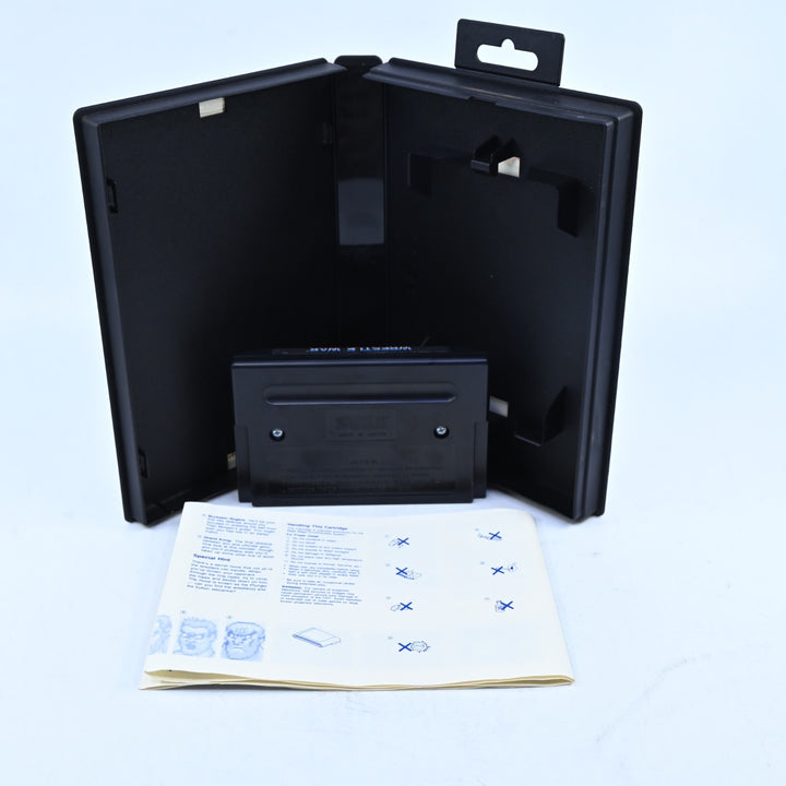 Wrestle War - Sega Mega Drive Game + Manual - PAL - FREE POST!