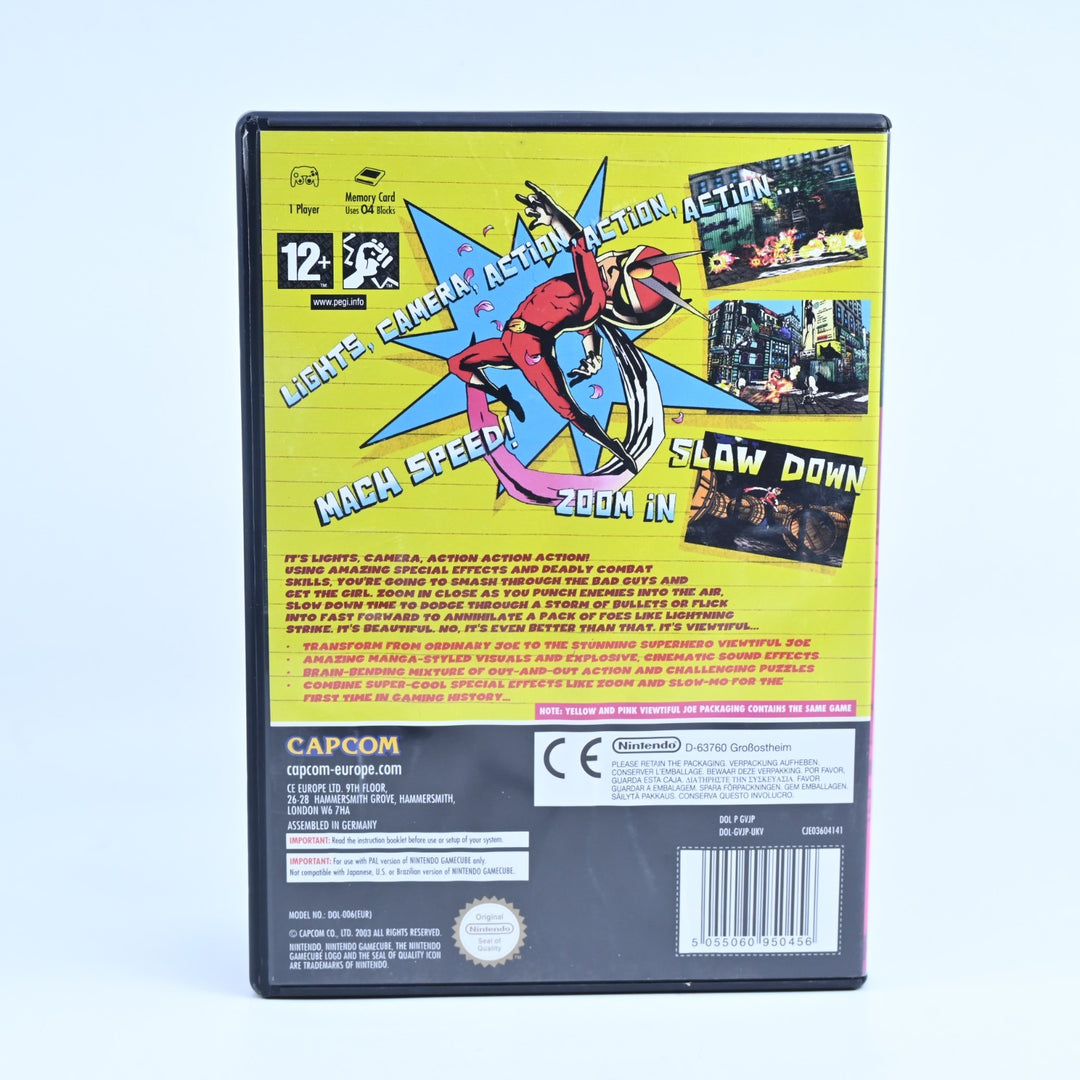 Viewtiful Joe - Nintendo Gamecube Game + Manual - PAL - FREE POST!