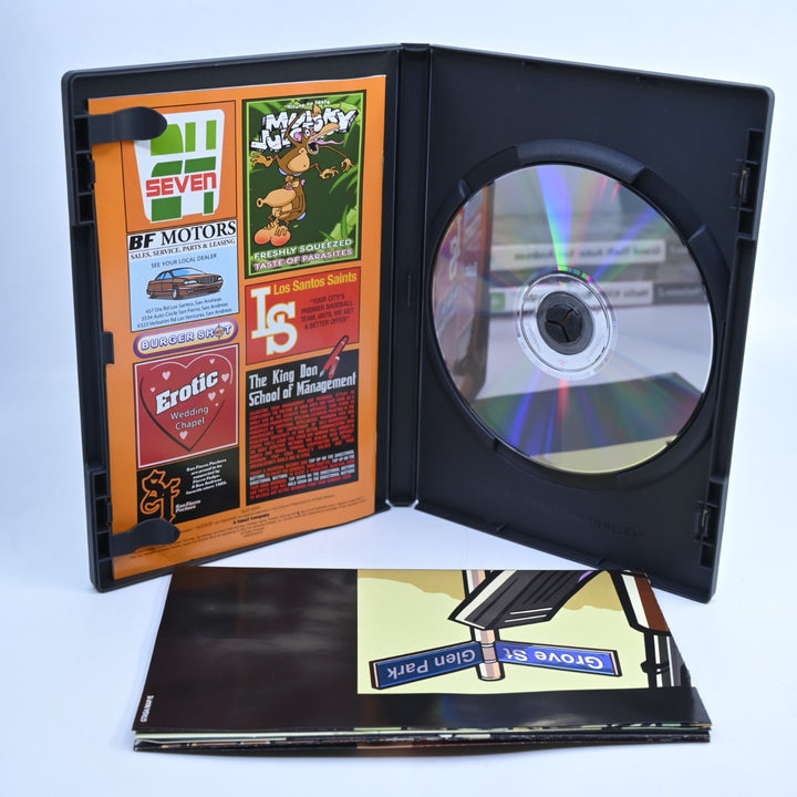 Grand Theft Auto San Andreas - Sony Playstation 2 / PS2 Game + Manual + Map