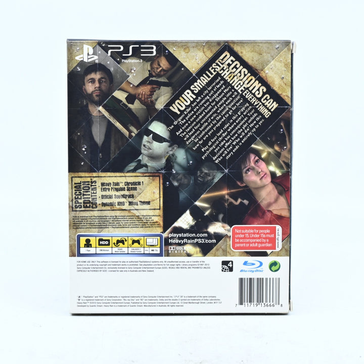Heavy Rain Special Edition - Sony Playstation 3 / PS3 Game + Manual - FREE POST!