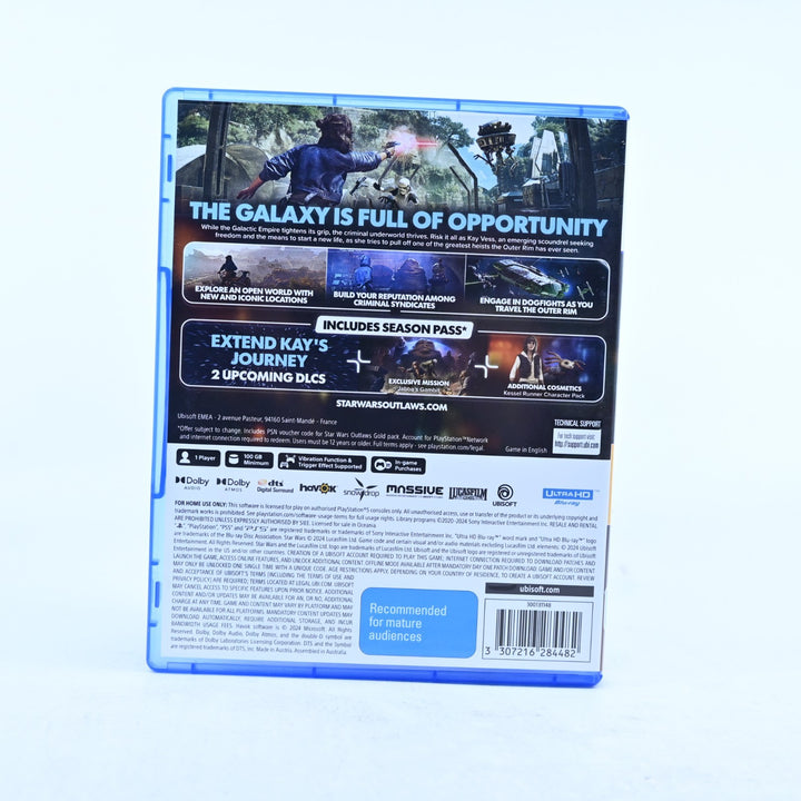 Star Wars Outlaws - Sony Playstation 5 / PS5 Game - NO DLC - MINT DISC!