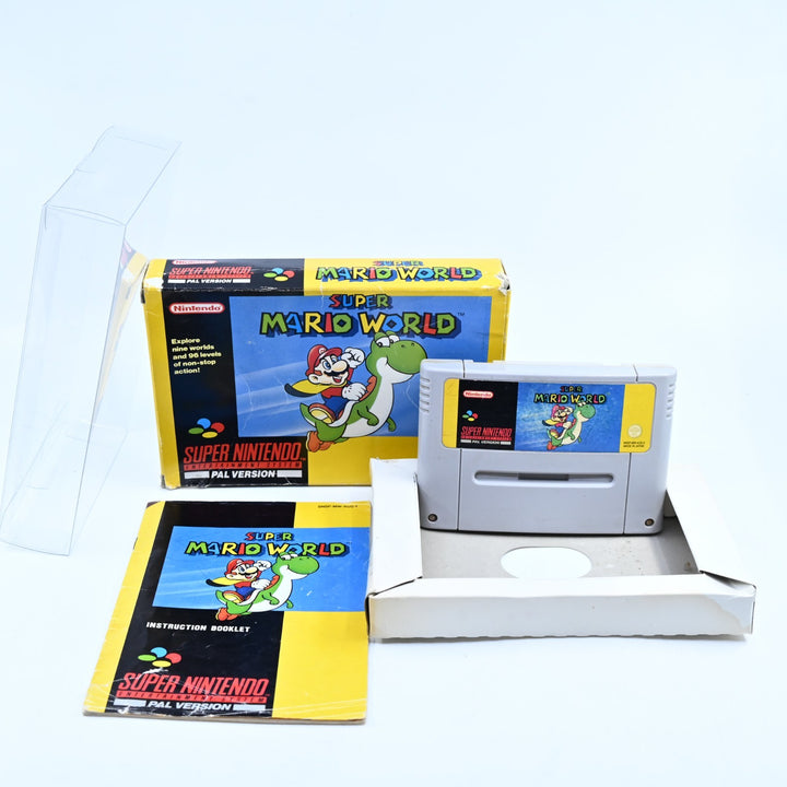 Super Mario World - Super Nintendo / SNES Boxed Game - PAL - FREE POST!