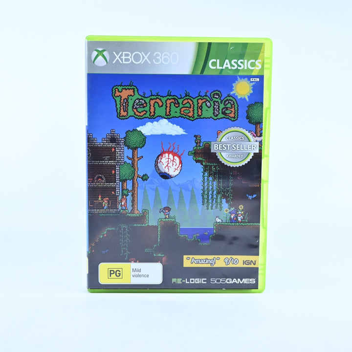 Terraria - Xbox 360 Game + Manual - PAL - MINT DISC!