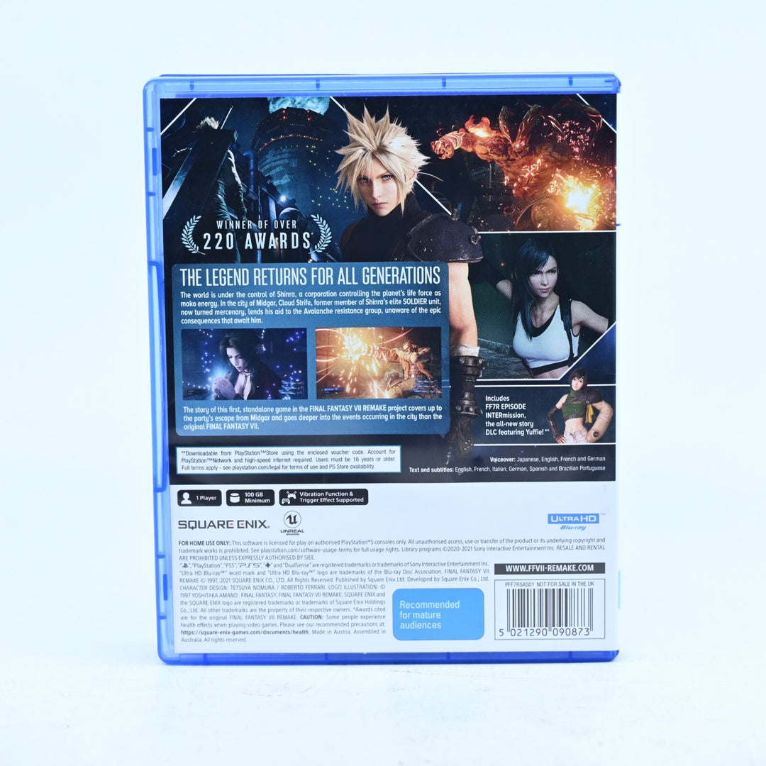 Final Fantasy VII Remake Intergrade - Sony Playstation 5 / PS5 Game - FREE POST!