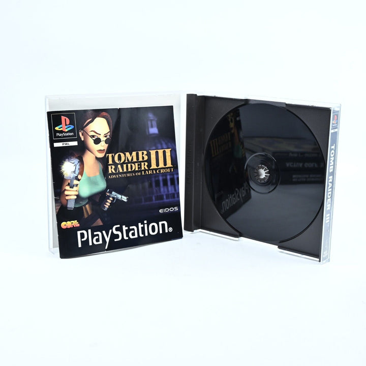 Tomb Raider III - Sony Playstation 1 / PS1 Game + Manual - PAL - MINT DISC!