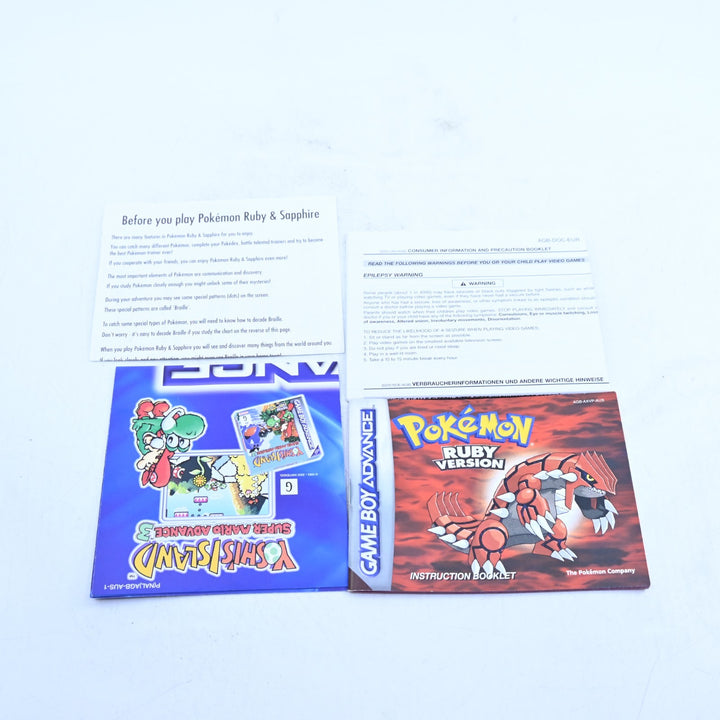 Pokemon Ruby Version - Nintendo Gameboy Advance / GBA Boxed Game - AUS PAL