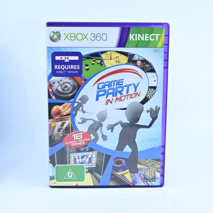 Game Party In Motion - Xbox 360 Game + Manual - PAL - MINT DISC!