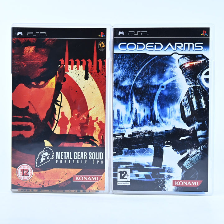 Metal Gear Solid: Portable Ops & Coded Arms - Double Pack - Sony PSP Game