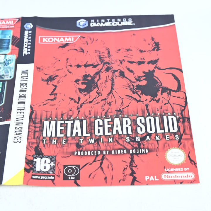 Metal Gear Solid: The Twin Snakes - Nintendo Gamecube Game + Manual - PAL