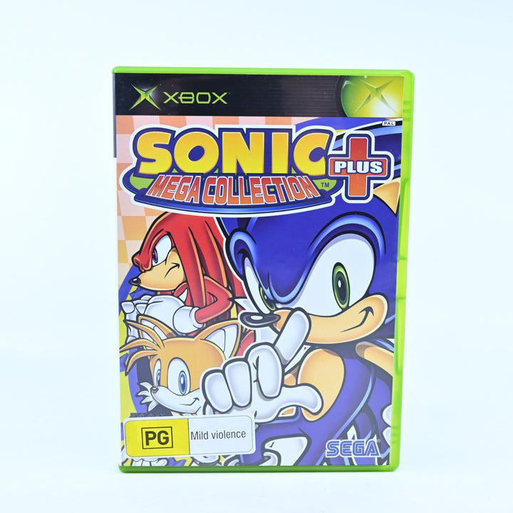 Sonic Mega Collection Plus - Original Xbox Game + Manual - PAL - MINT DISC!