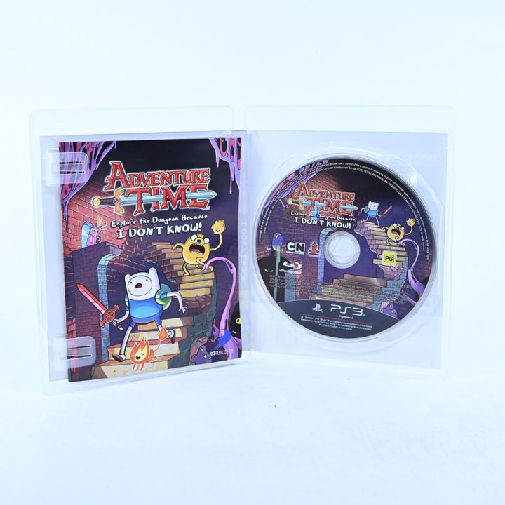 Adventure Time: Explore the Dungeon Because I Don't Know - PS3 Game + Manual