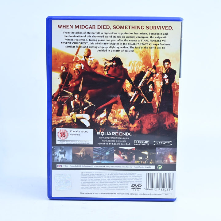 Dirge of Cerberus: Final Fantasy VII 7 - Sony Playstation 2 / PS2 Game + Manual