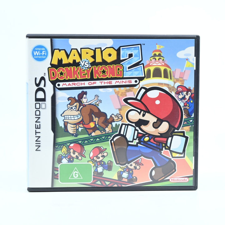 LIKE NEW! Mario vs Donkey Kong 2: March of the Minis - Nintendo DS Game - PAL