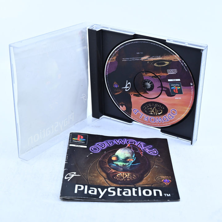 Oddworld: Abe's Oddysee - Sony Playstation 1 / PS1 Game + Manual - PAL