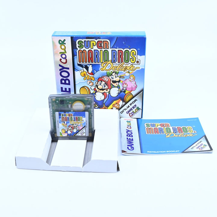 Super Mario Bros. Deluxe - Nintendo Gameboy Color Boxed Game - PAL - NEW BATTERY