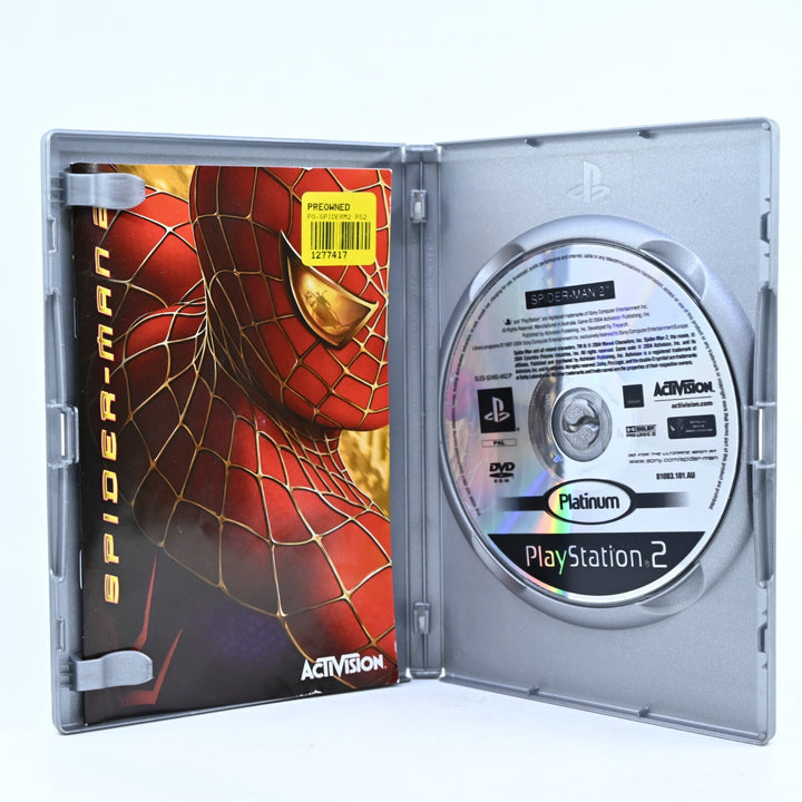 Spider-Man 2 - Sony Playstation 2 / PS2 Game + Manual - PAL - MINT DISC!
