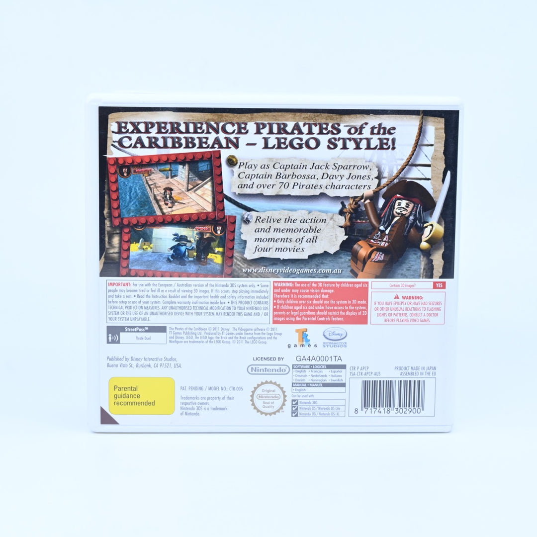 LEGO Pirates Of The Caribbean - Nintendo 3DS Game - PAL + Manual - FREE POST!