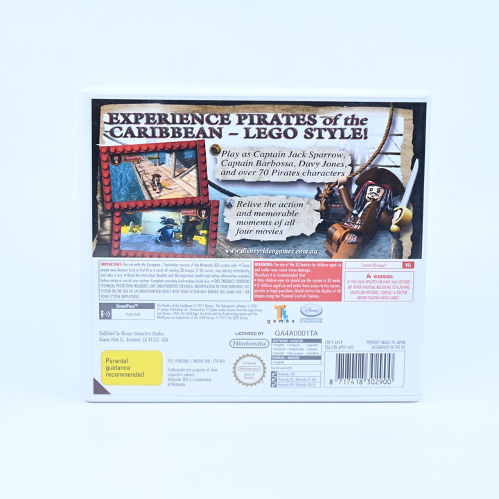 LEGO Pirates Of The Caribbean - Nintendo 3DS Game - PAL + Manual - FREE POST!