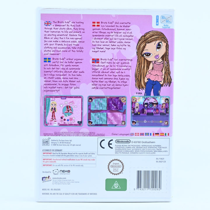 Bratz Kidz Party - Nintendo Wii Game + Manual - PAL - MINT DISC!
