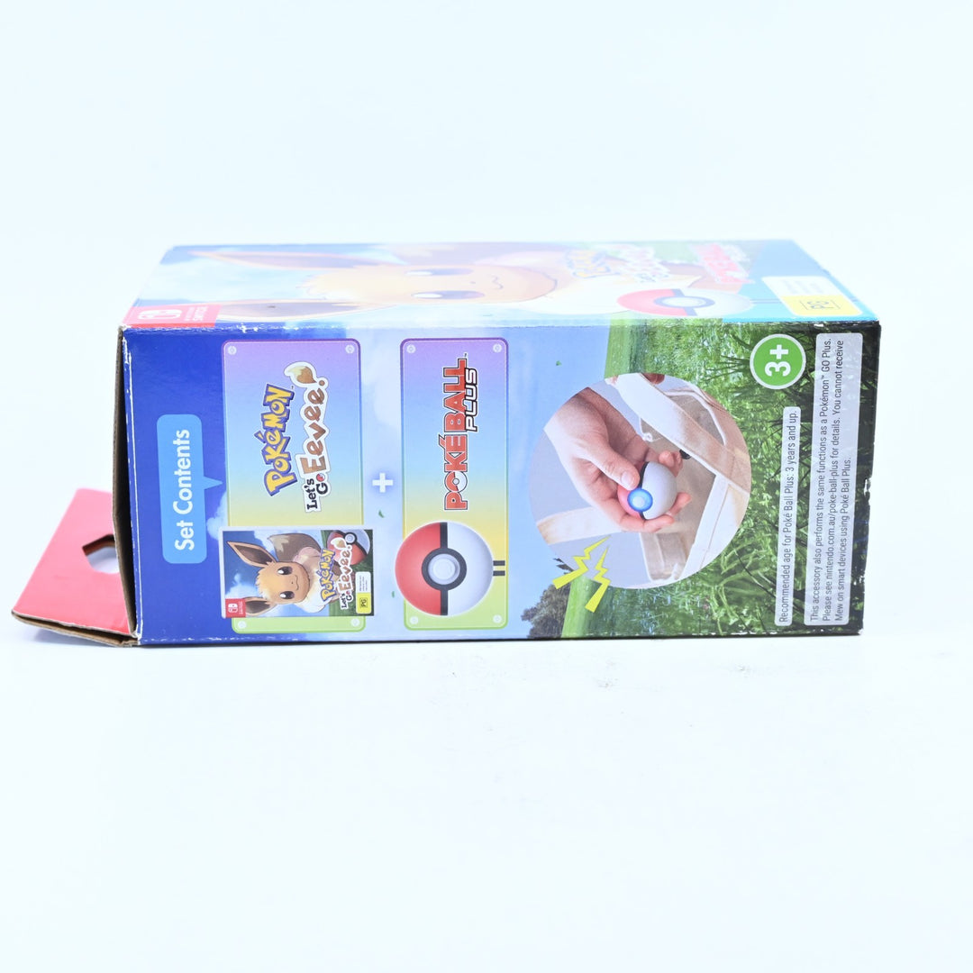 Pokemon: Let's Go, Eevee! + Pokeball Plus - Nintendo Switch Game - FREE POST!