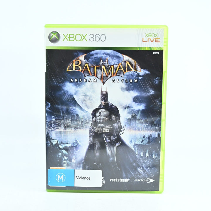 Batman Arkham Asylum - Xbox 360 Game + Manual - PAL - MINT DISC!