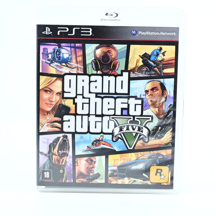 Grand Theft Auto V  - Portuguese (Brazil) - PS3 Game + Manual + Map