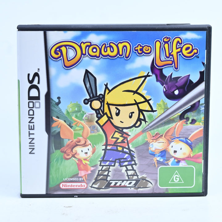 Drawn to Life - Nintendo DS Game + Manual - PAL - FREE POST!