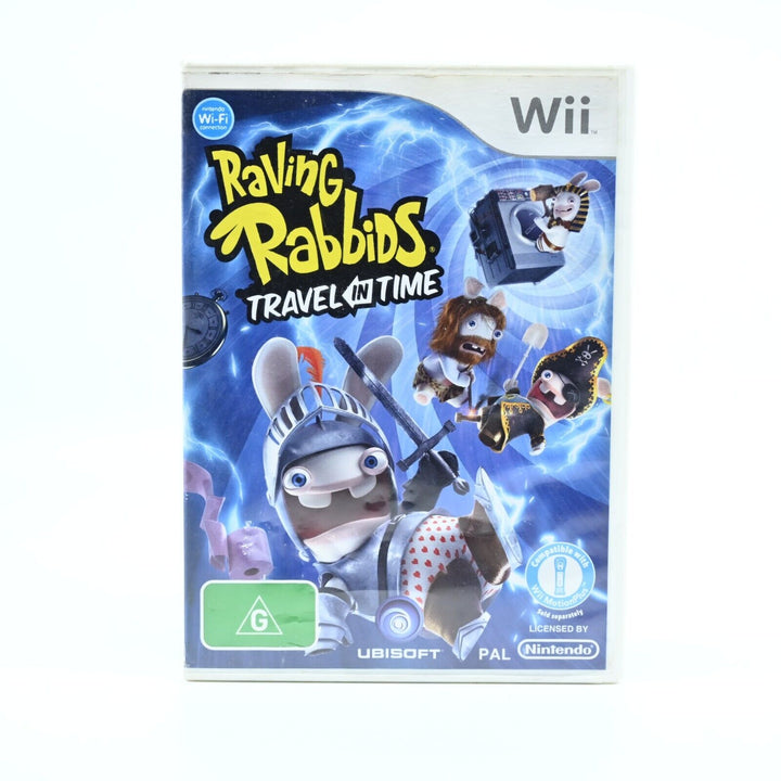 Raving Rabbids: Travel in Time - Nintendo Wii Game + Manual - PAL - FREE POST!