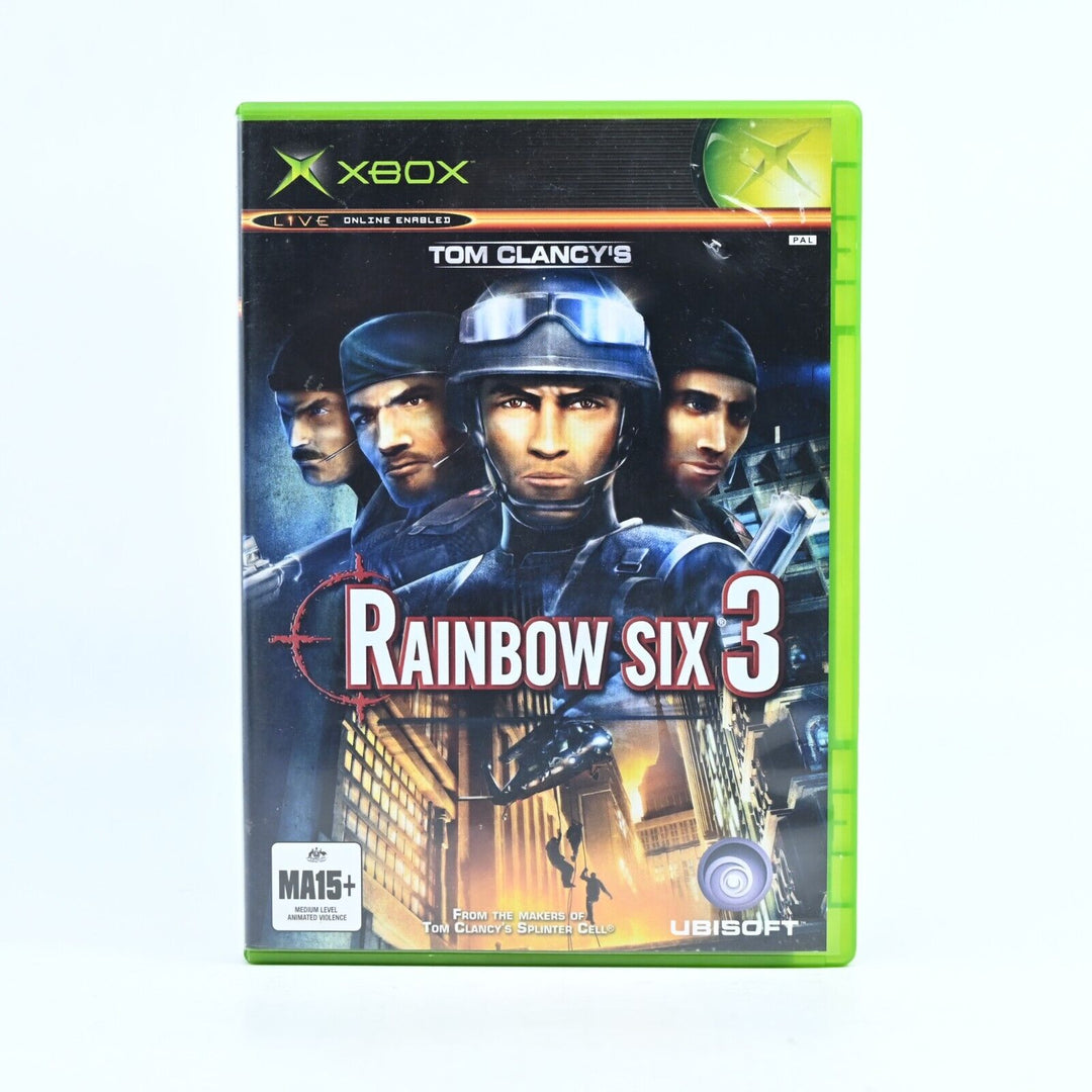 Tom Clancy's Rainbow Six 3 - Original Xbox Game + Manual - PAL - MINT DISC!