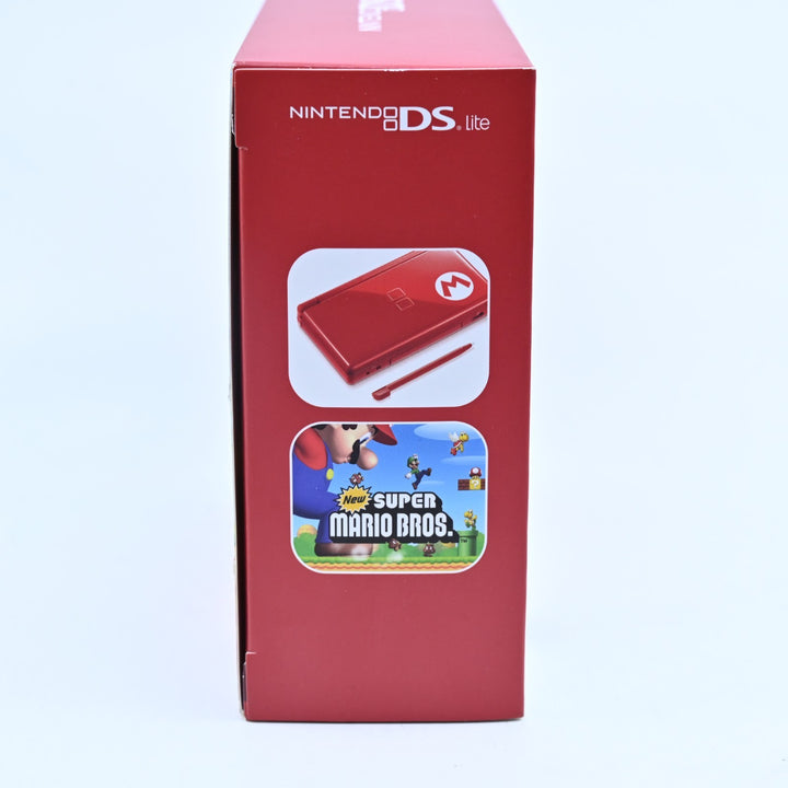 UNUSED! Special Limited Edition Mario Red - Nintendo DS Lite Boxed Console
