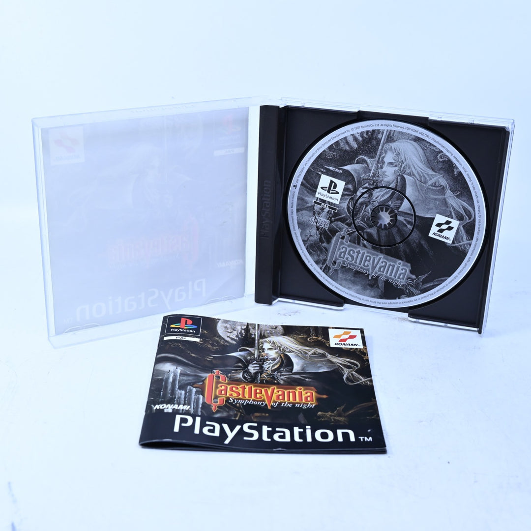 Castlevania: Symphony of the Night - PS1 Game + Manual - PAL - MINT DISC!