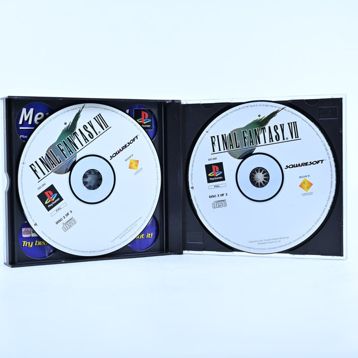 Final Fantasy VII - Sony Playstation 1 / PS1 Game + Manual - PAL