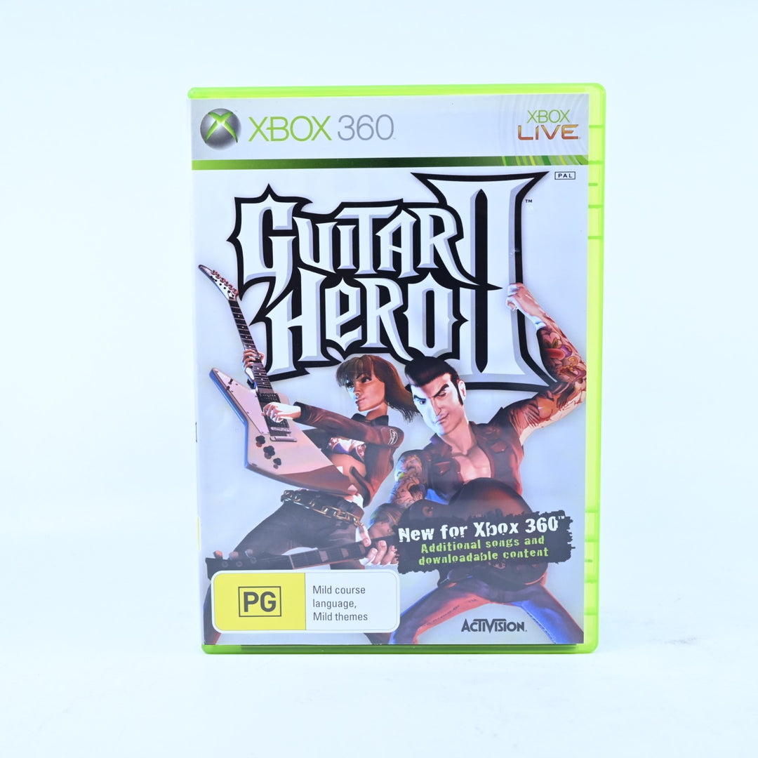 Guitar Hero II - Xbox 360 Game + Manual - PAL - MINT DISC!