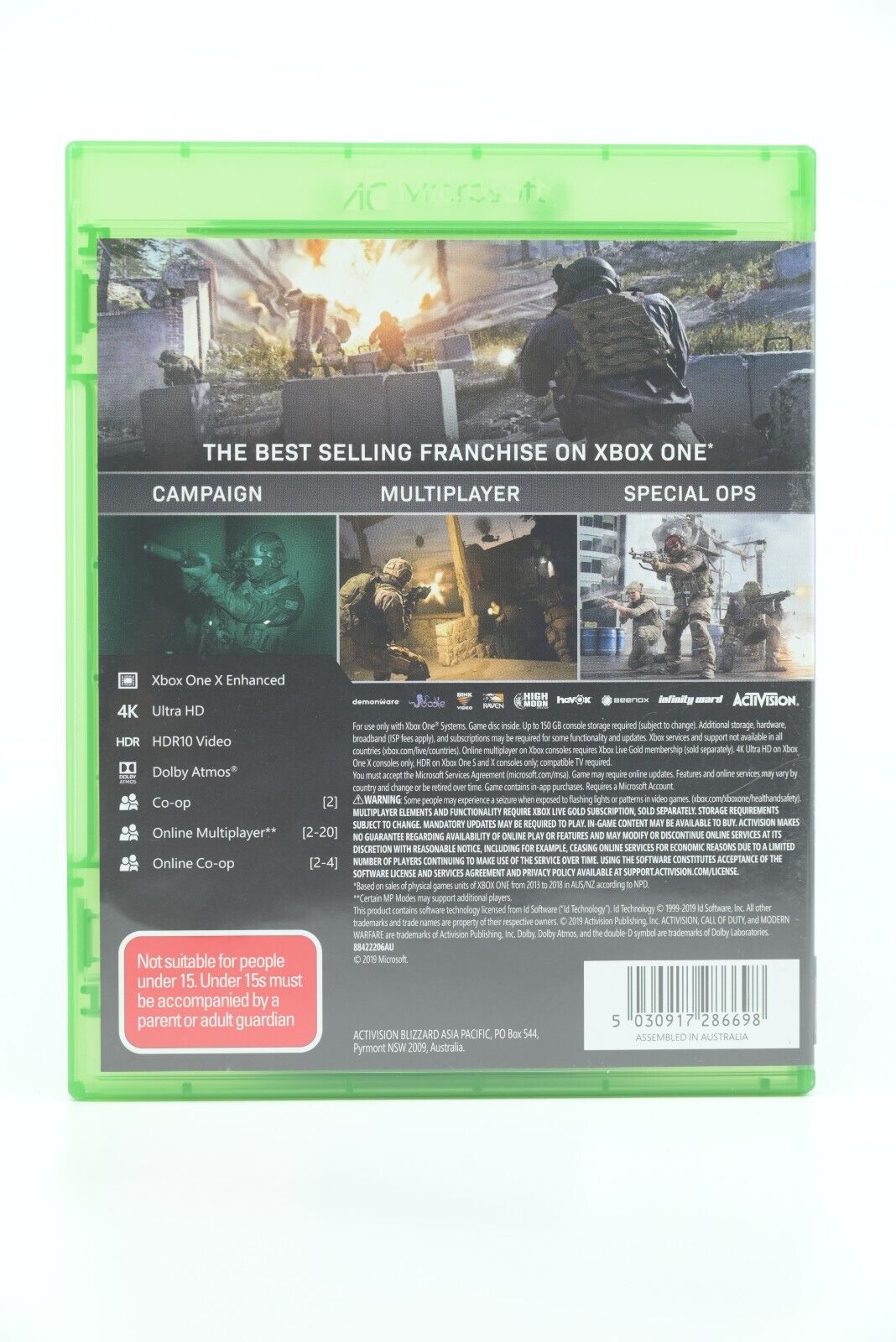 Call of Duty Modern Warfare - Xbox One Game - PAL - FREE POST!