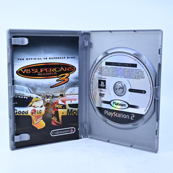 V8 Supercars Australia 3 - Sony Playstation 2 / PS2 Game + Manual - PAL