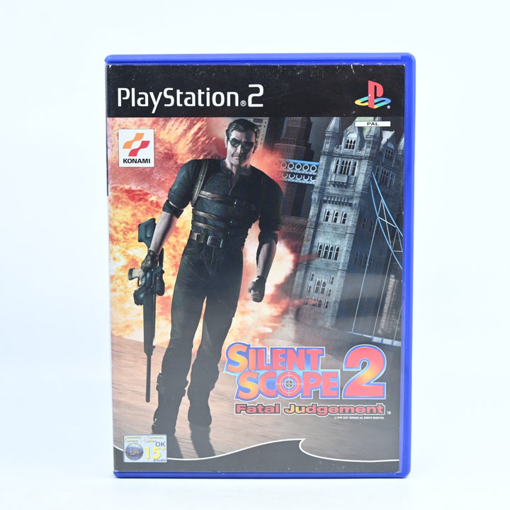 Silent Scope 2: Fatal Judgement - Sony Playstation 2 / PS2 Game + Manual - PAL